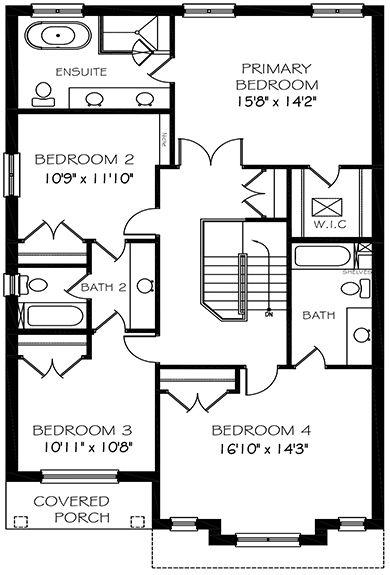 The parkside - Upper Floor - Floorplan