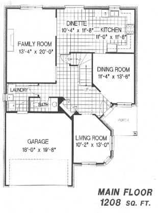 The presley - Main Floor - Floorplan