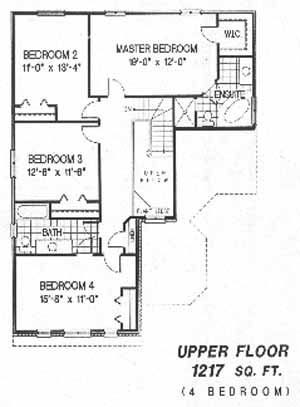The presley - Upper Floor - Floorplan