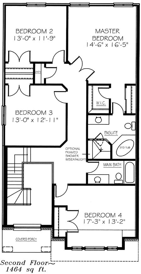 The redwood - Upper Floor - Floorplan