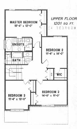 The richmond - Upper Floor - Floorplan