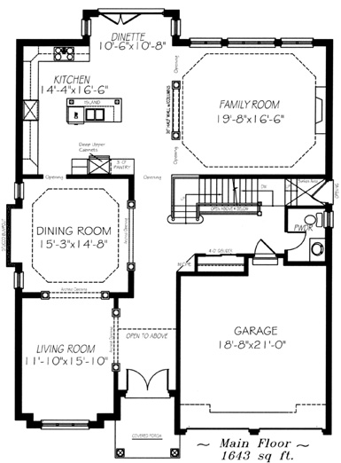 The rosewater - Main Floor - Floorplan
