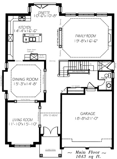 The rosewater - Main Floor - Floorplan