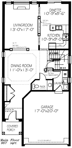 The royalton - Main Floor - Floorplan