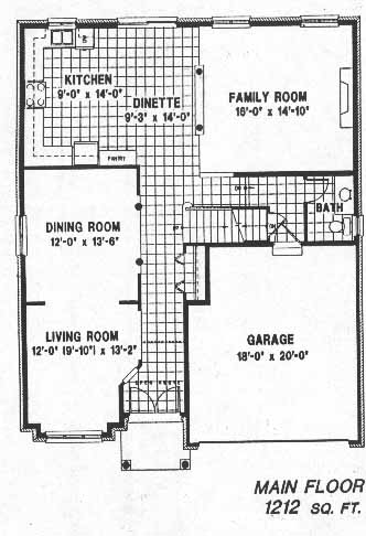 The ruby - Main Floor - Floorplan