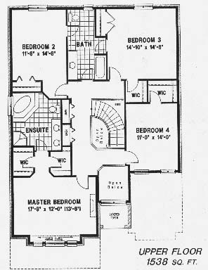 The sapphire - Upper Floor - Floorplan