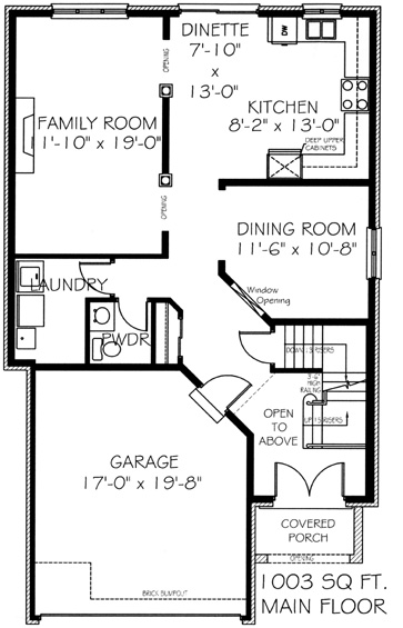 The scorpio - Main Floor - Floorplan