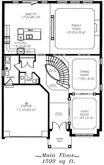 The Sheffield - Main Floor - Floorplan