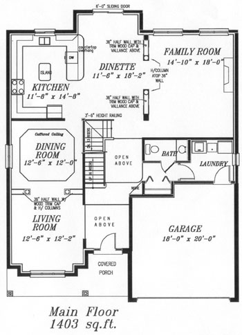The shelby - Main Floor - Floorplan