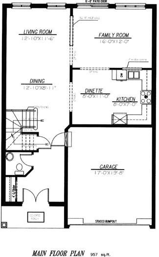 The snowflake - Main Floor - Floorplan