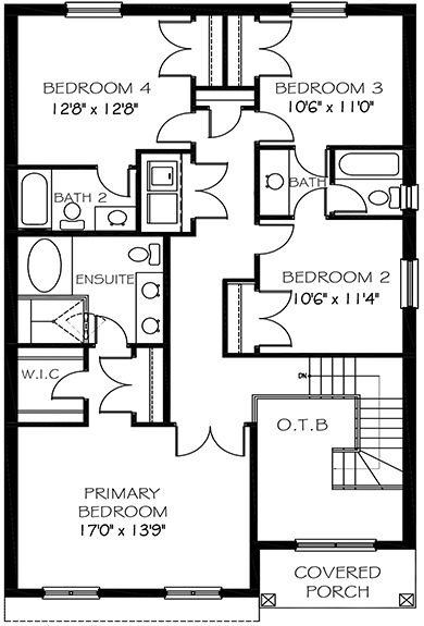 The Springhaven - Upper Floor - Floorplan