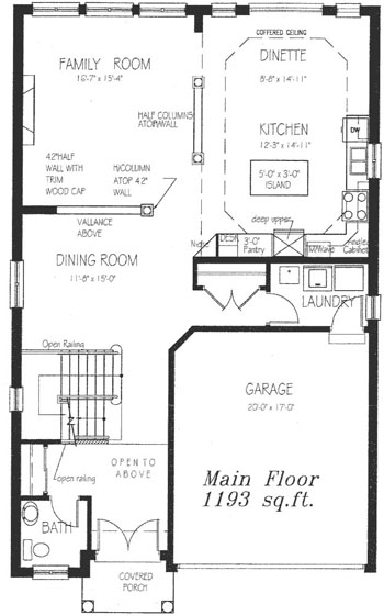 The tara - Main Floor - Floorplan