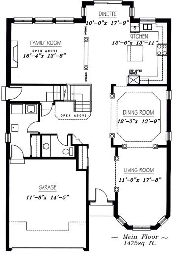 The taylor - Main Floor - Floorplan