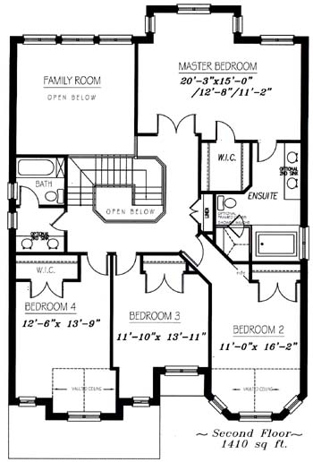 The taylor - Upper Floor - Floorplan