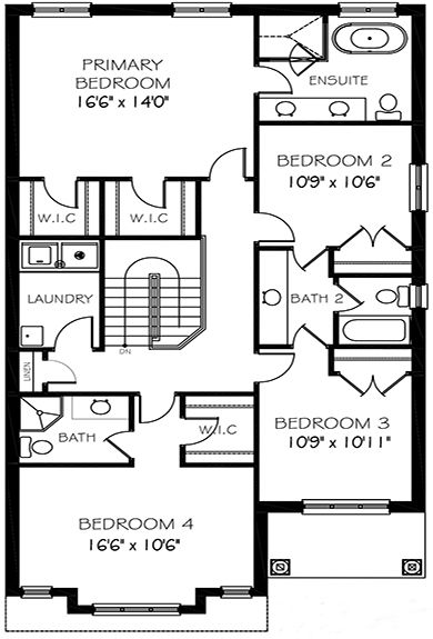 The Venice - Upper Floor - Floorplan