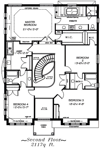 The whitepines - Upper Floor - Floorplan