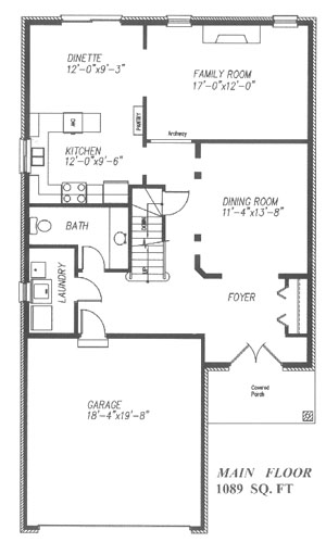 The williamsburg - Main Floor - Floorplan