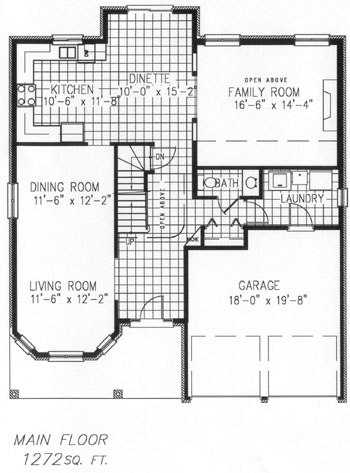 The winston - Main Floor - Floorplan