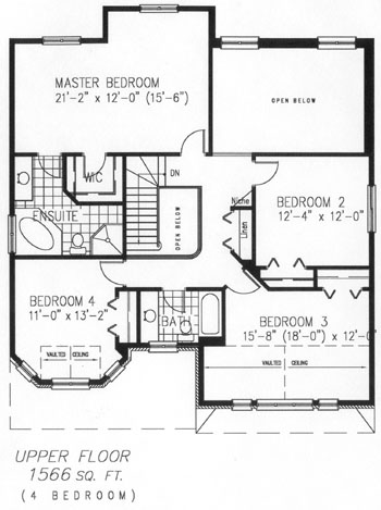 The winston - Upper Floor - Floorplan