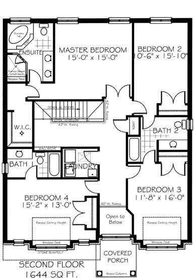 The woodbridge - Upper Floor - Floorplan