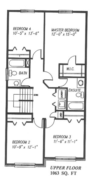 The crest - Upper Floor - Floorplan