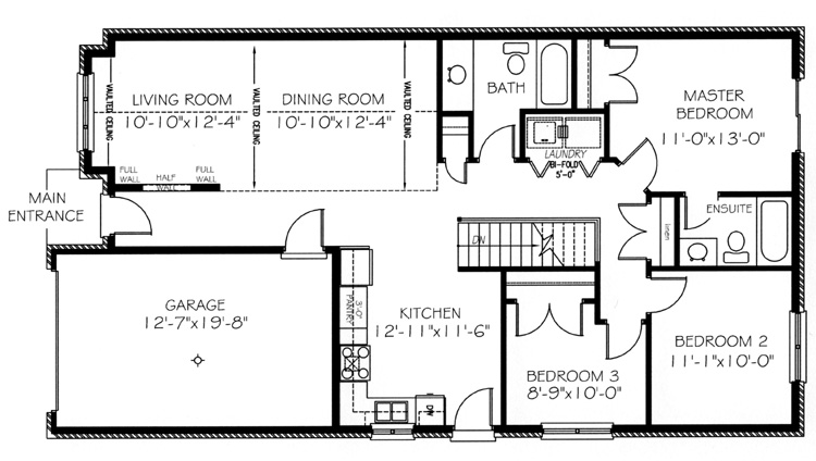 The Heritage - Main Floor - Floorplan