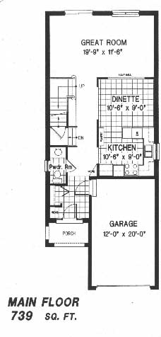 The heron - Main Floor - Floorplan